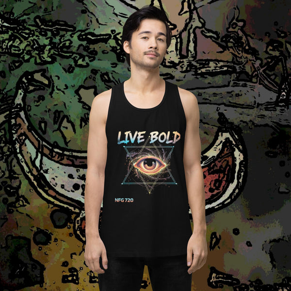 Men’s premium always watching tank top