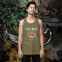 Men’s premium always watching tank top